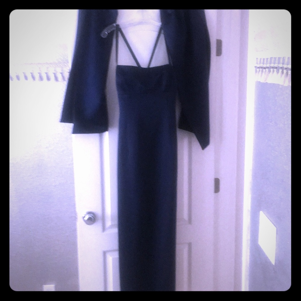 Formal dress with matching wrap